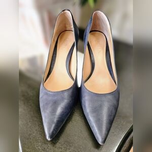 Ralph Lauren Navy Blue High Heeled Pumps